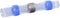 Quadrios 22C463 Stootverbinder Met krimpkous 1.5 mm² 2.5 mm² Volledig geïsoleerd Blauw 1 set(s)