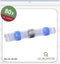 Quadrios 22C463 Stootverbinder Met krimpkous 1.5 mm² 2.5 mm² Volledig geïsoleerd Blauw 1 set(s)