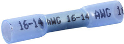Quadrios 22C466 Stootverbinder Met krimpkous 1.5 mm² 2.5 mm² Volledig geïsoleerd Blauw 1 set(s)