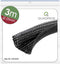 Quadrios 23CA233 23CA233 Gevlochten slang Zwart Polyester 25 tot 26 mm 3 m
