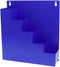 Quadrios 23CA254 Kabelbinder-opbergbox-wandhouder blauw 5 vakken (l x b x h) 30 x 8 x 32 cm