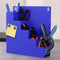 Quadrios 23CA254 Kabelbinder-opbergbox-wandhouder blauw 5 vakken (l x b x h) 30 x 8 x 32 cm