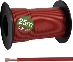 Quadrios 23CW024 Enkele ader 0.5 mm² Rood 25 m