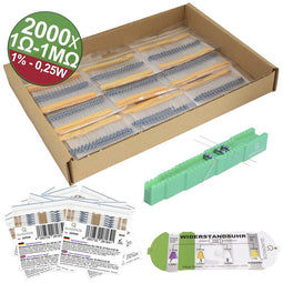 Quadrios 23P129 23P129 Metaalfilmweerstand Axiaal bedraad 0.25 W 1 % 2000 stuk(s)