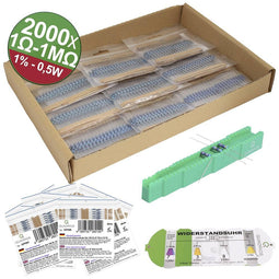Quadrios 23P130 23P130 Metaalfilmweerstand Axiaal bedraad 0.5 W 1 % 2000 stuk(s)