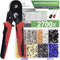 Quadrios 23T045 Assortiment adereindhulzen 0.5 mm², 0.75 mm², 1 mm², 1.5 mm², 2.5 mm², 4 mm², 6 mm², 10 mm² Deels geïso