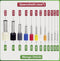 Quadrios 23T045 Assortiment adereindhulzen 0.5 mm², 0.75 mm², 1 mm², 1.5 mm², 2.5 mm², 4 mm², 6 mm², 10 mm² Deels geïso