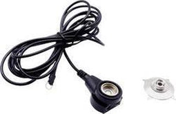 Quadrios ESD-aardingskabel 1.80 m Klem, Drukknop 10 mm, Ringkabelschoenaansluiting