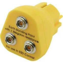 Quadrios ESD-aardingsstekker Drukknop 10 mm