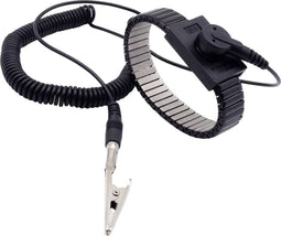 Quadrios ESD-armband Zwart Drukknop 10 mm
