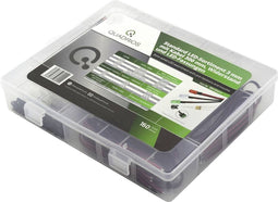 Quadrios LED-assortiment Rood, Groen, Geel, Blauw, Koud-wit, Warm-wit 3 mm 20 mA 3.0 V