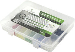 Quadrios LED-assortiment Rood, Groen, Geel, Blauw, Koud-wit, Warm-wit 3 mm, 5 mm 20 mA 2.0 V