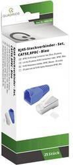 Quadrios RJ-45 connectorset CAT 5e Stekker, recht 25 stuk(s)