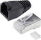 Quadrios RJ-45 connectorset CAT 6 1906C165 Stekker, recht Aantal polen (sensoren) 8P8C Zwart 25 stuk(s)