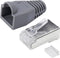 Quadrios RJ-45 connectorset CAT 6 1906C166 Stekker, recht Aantal polen (sensoren) 8P8C Grijs 25 stuk(s)