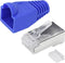 Quadrios RJ-45 connectorset CAT 6 1906C168 Stekker, recht Aantal polen (sensoren) 8P8C Blauw 25 stuk(s)