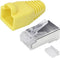 Quadrios RJ-45 connectorset CAT 6 1906C169 Stekker, recht Aantal polen (sensoren) 8P8C Geel 25 stuk(s)