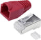Quadrios RJ-45 connectorset CAT 6 1906C170 Stekker, recht Aantal polen (sensoren) 8P8C Rood 25 stuk(s)