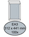 Quantore - Envelop bordrug EA3 312x441mm zelfklevend wit 100 stuks