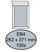 Quantore - Envelop bordrug EB4 262x371mm zelfklevend wit 100 stuks