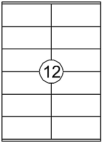 Quantore - Etiket 105x48mm 1200 stuks
