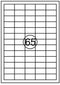 Quantore - Etiket 38.1mmx21.2mm 6500 stuks
