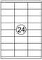 Quantore - Etiket 70x35mm 2400 stuks