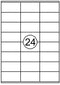 Quantore - Etiket 70x36mm 2400 stuks