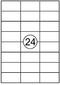 Quantore - Etiket 70x37mm 2400 stuks