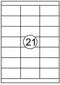 Quantore - Etiket 70x38.1mm 2100 stuks