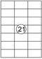 Quantore - Etiket 70x42.3mm 2100 stuks