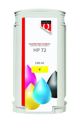 Quantore - Inkcartridge alternatief tbv hp 72 c9373a geel | 12 stuks