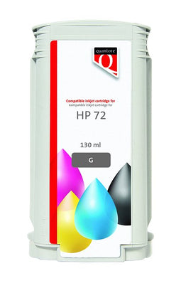 Quantore - Inkcartridge alternatief tbv hp 72 c9374a grijs | 12 stuks
