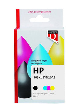 Quantore - Inktcartridge alternatief tbv hp 3yn10ae 303xl zwart + kleur