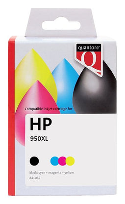 Quantore - Inktcartridge alternatief tbv hp c2p43ae 950xl+951xl zwart + 3 kleuren