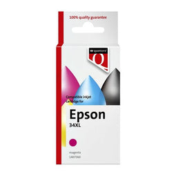 Quantore - Inktcartridge epson 34xl rood | 12 stuks
