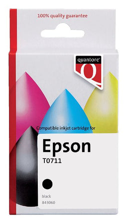 Quantore - Inktcartridge epson t071140 zwart | 20 stuks