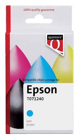 Quantore - Inktcartridge epson t071240 blauw | 20 stuks