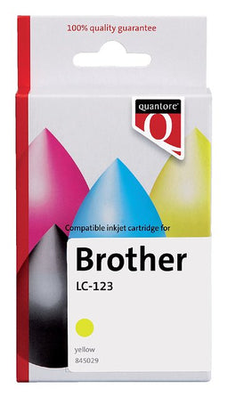 Quantore - Inktcartridge brother lc-123 geel | 35 stuks