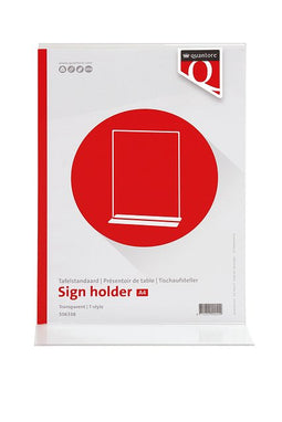 Quantore - Kaarthouder a4 t staand | 10 stuks