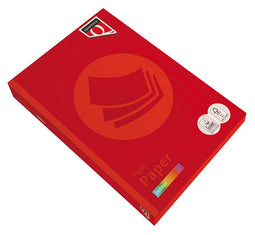 Quantore - Kopieerpapier colour a3 120gr felrood | 5 stuks