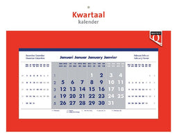 Quantore - Kwartaalkalender 2023 | 10 stuks