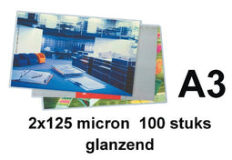 Quantore - Lamineerhoes A3 2x125micron 100 stuks