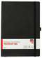 Quantore - Notitieboek a4 flex lijn 192blz 80gr zw | 18 stuks