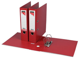 Quantore - Ordner A4 80mm PP donkerrood | 10 stuks