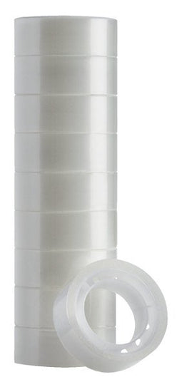 Quantore - Plakband 15mmx10m transparant | 120 stuks
