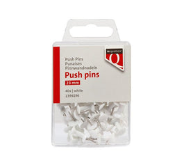Quantore - Push pins wit 40 stuks
