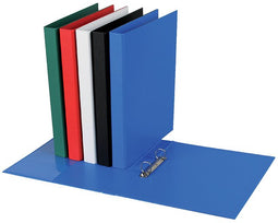 Quantore - Ringband a4 2-rings d-mech 20mm pp blauw | 20 stuks