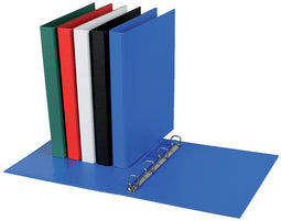 Quantore - Ringband a4 4-rings d-mech 20mm pp blauw | 20 stuks