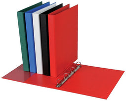 Quantore - Ringband a4 4-rings d-mech 20mm pp rood | 20 stuks